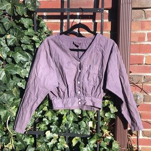 Vintage Cropped Long Sleeve